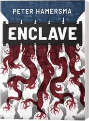 de paperback versie van het boek Enclave